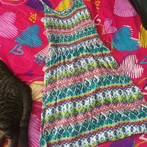 A multi color dress